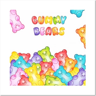 Gummy bears Posters and Art